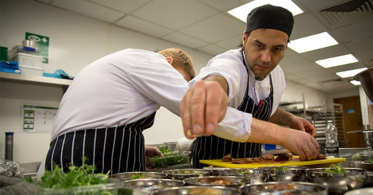 Wellcome Genome Campus chefs at work