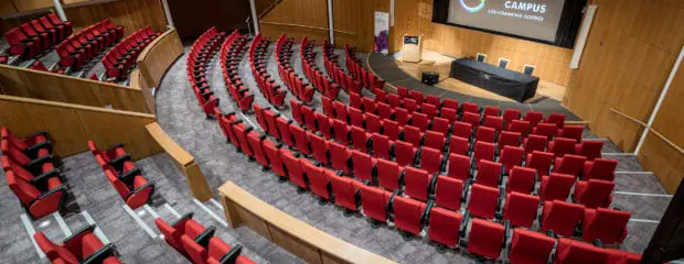 Image of Francis Crick Auditorium from the back