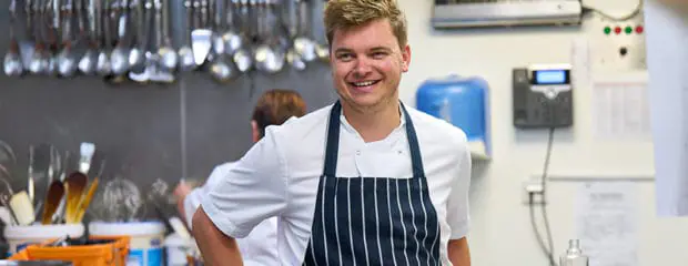 Chris Daniel, Head Chef at Hinxton Hall Conference Centre